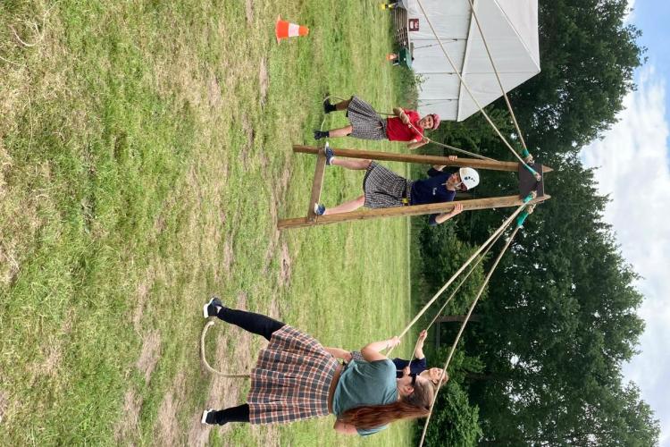 Teambuilding Highland games