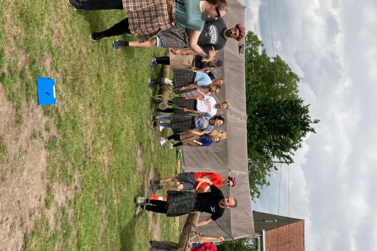 Teambuilding Highland games