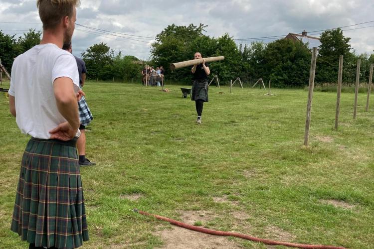 Teambuilding Highland games