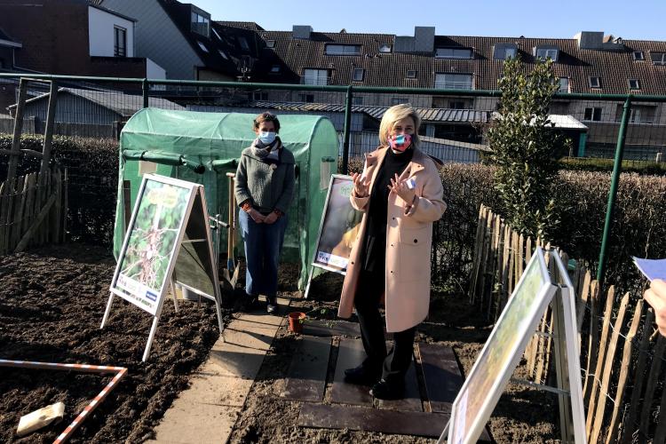 Press release of the project on 02/03/2021 with prof. Sofie Goormachtig and then Flemish minister for agriculture Hilde Crevits